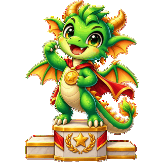 Drache-Avatar mit Feuer-Umrandung